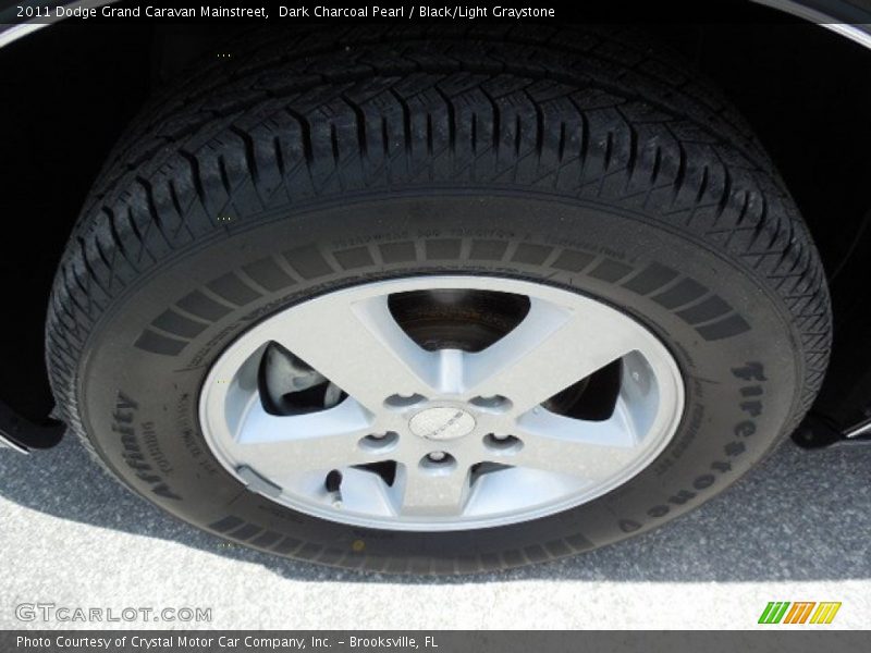 Dark Charcoal Pearl / Black/Light Graystone 2011 Dodge Grand Caravan Mainstreet