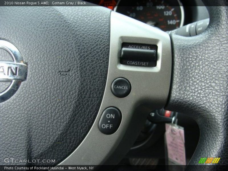 Gotham Gray / Black 2010 Nissan Rogue S AWD
