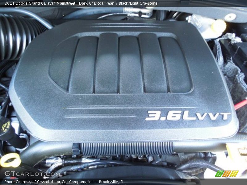 Dark Charcoal Pearl / Black/Light Graystone 2011 Dodge Grand Caravan Mainstreet