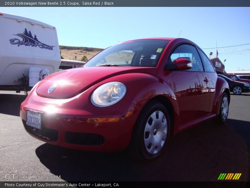 Salsa Red / Black 2010 Volkswagen New Beetle 2.5 Coupe