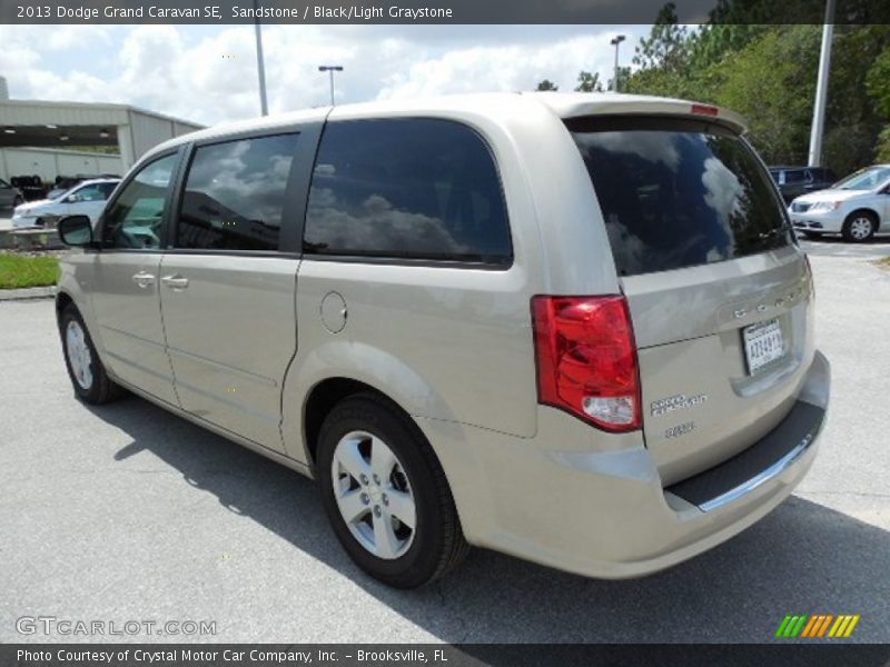 Sandstone / Black/Light Graystone 2013 Dodge Grand Caravan SE