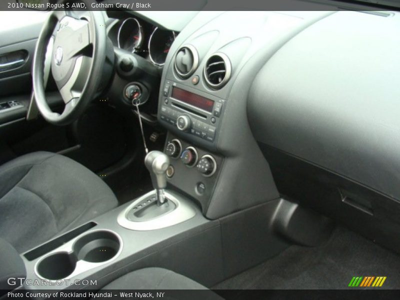 Gotham Gray / Black 2010 Nissan Rogue S AWD