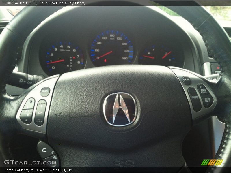 Satin Silver Metallic / Ebony 2004 Acura TL 3.2