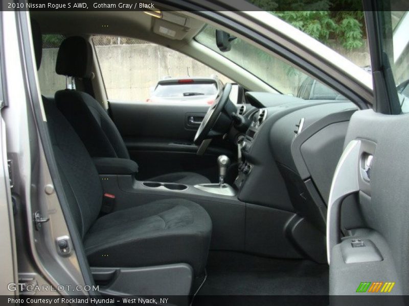 Gotham Gray / Black 2010 Nissan Rogue S AWD