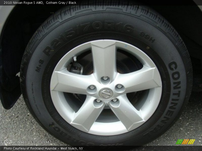 Gotham Gray / Black 2010 Nissan Rogue S AWD
