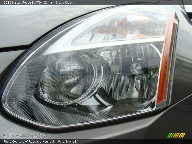 Gotham Gray / Black 2010 Nissan Rogue S AWD