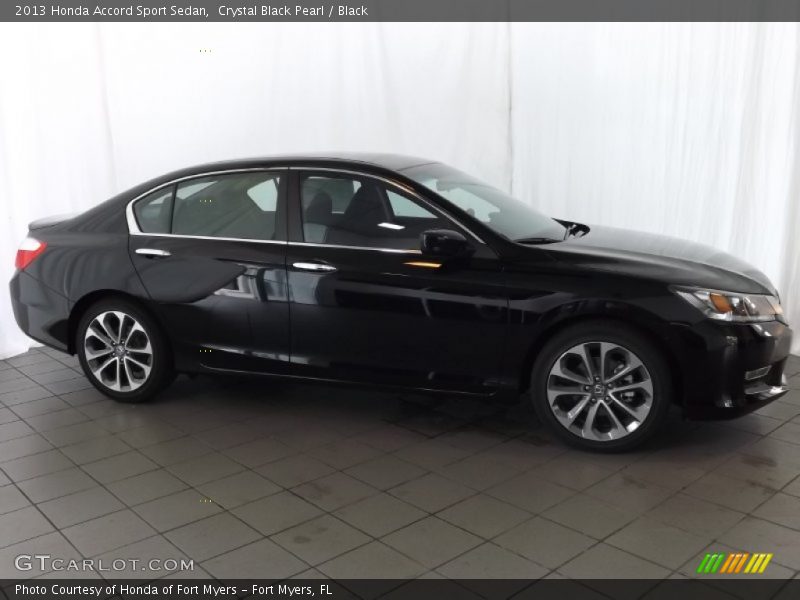 Crystal Black Pearl / Black 2013 Honda Accord Sport Sedan