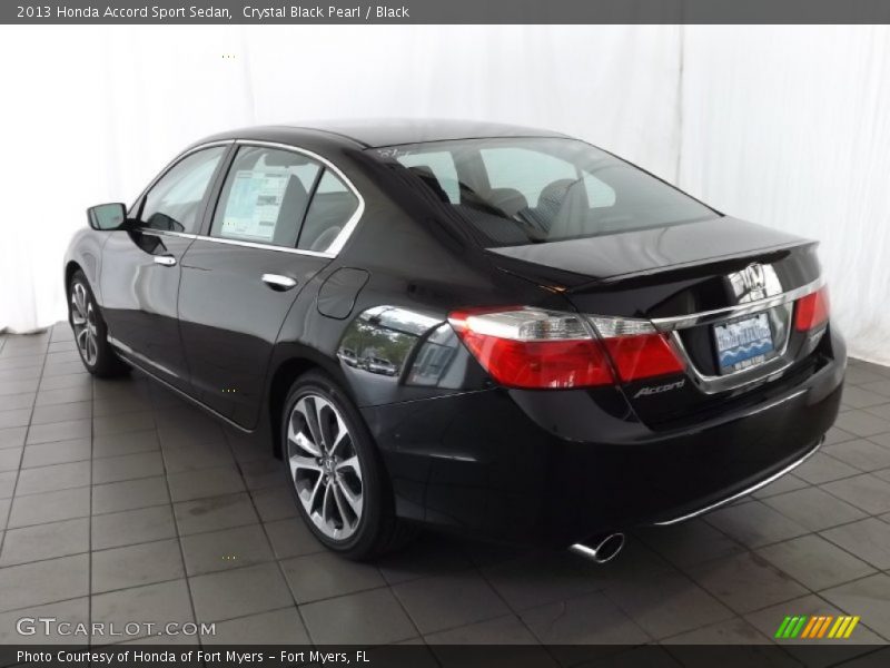 Crystal Black Pearl / Black 2013 Honda Accord Sport Sedan