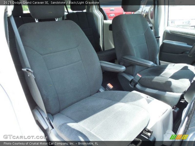 Sandstone / Black/Light Graystone 2013 Dodge Grand Caravan SE