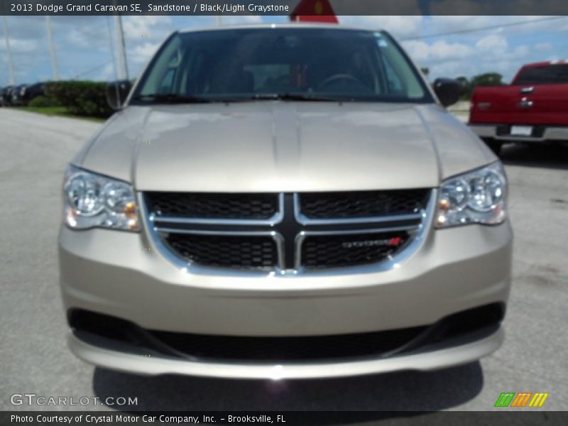 Sandstone / Black/Light Graystone 2013 Dodge Grand Caravan SE