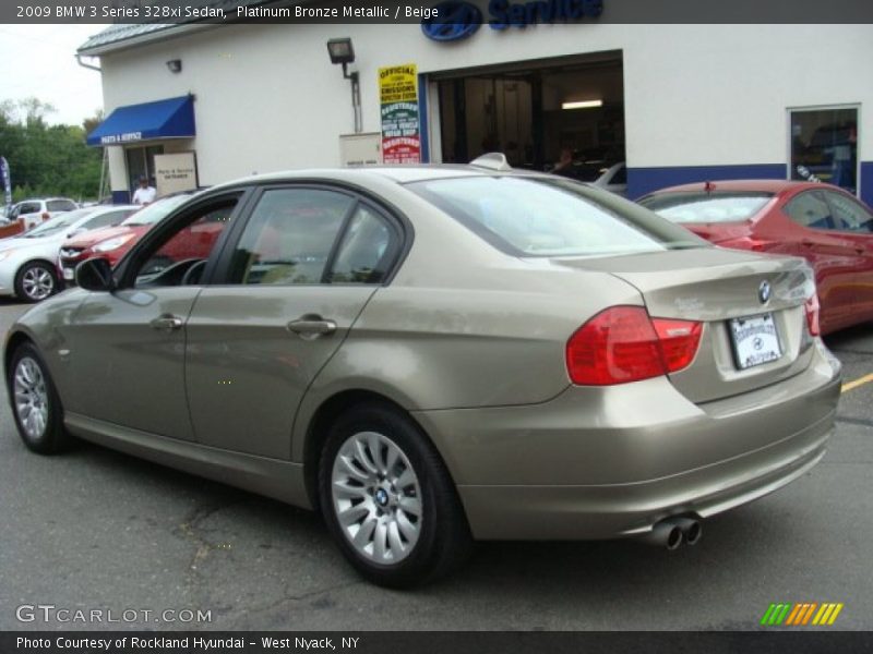 Platinum Bronze Metallic / Beige 2009 BMW 3 Series 328xi Sedan