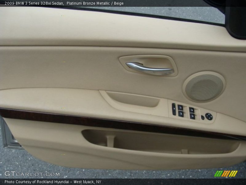 Platinum Bronze Metallic / Beige 2009 BMW 3 Series 328xi Sedan