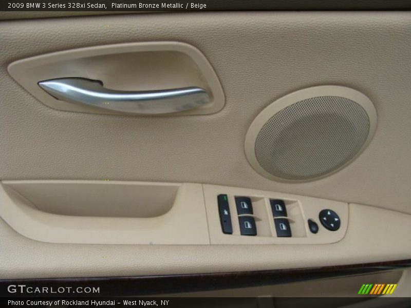 Platinum Bronze Metallic / Beige 2009 BMW 3 Series 328xi Sedan