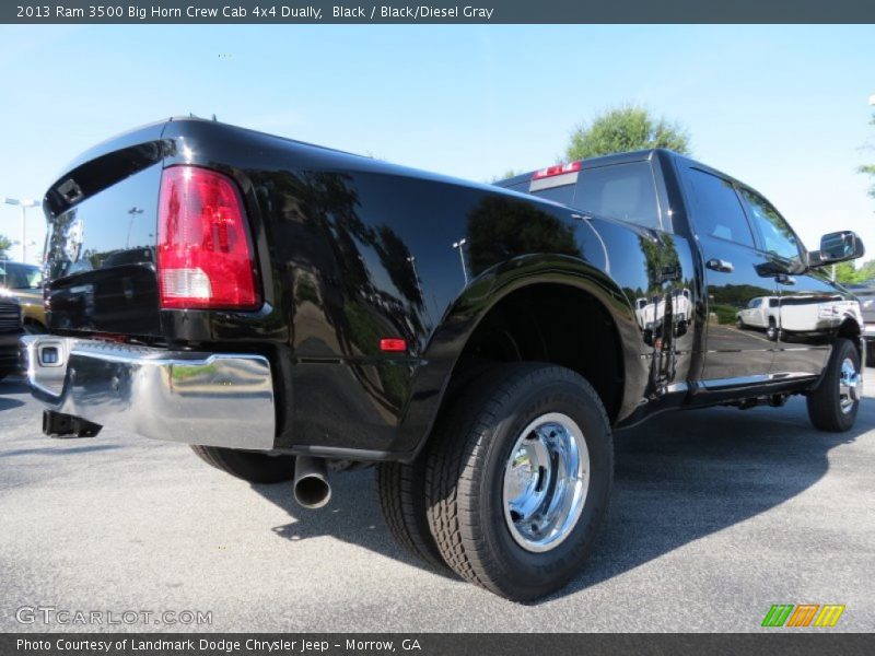 Black / Black/Diesel Gray 2013 Ram 3500 Big Horn Crew Cab 4x4 Dually