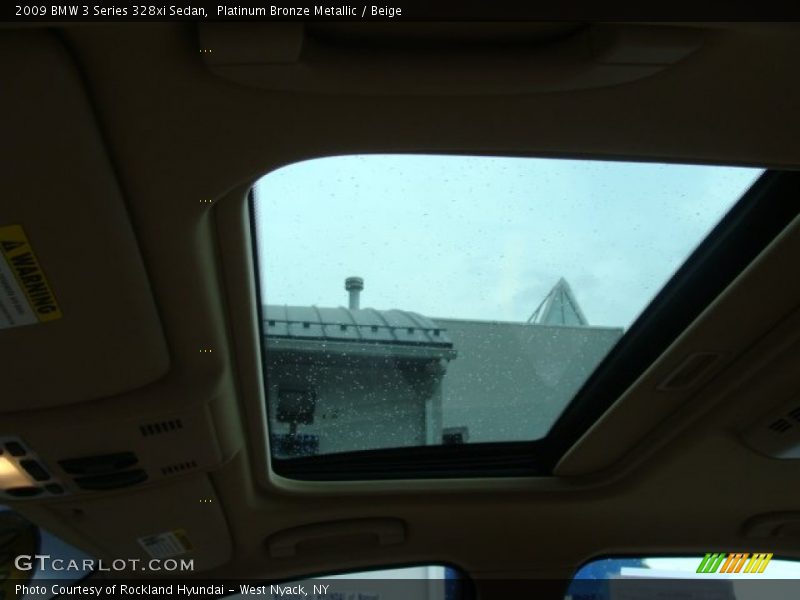 Platinum Bronze Metallic / Beige 2009 BMW 3 Series 328xi Sedan