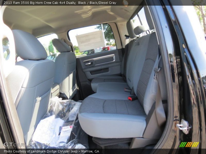 Black / Black/Diesel Gray 2013 Ram 3500 Big Horn Crew Cab 4x4 Dually