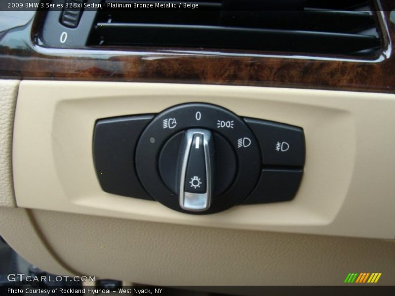 Platinum Bronze Metallic / Beige 2009 BMW 3 Series 328xi Sedan
