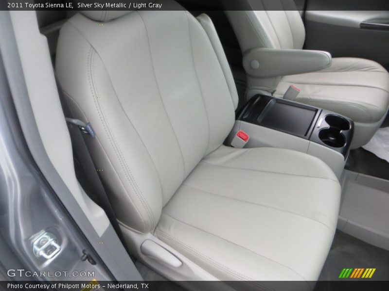 Silver Sky Metallic / Light Gray 2011 Toyota Sienna LE