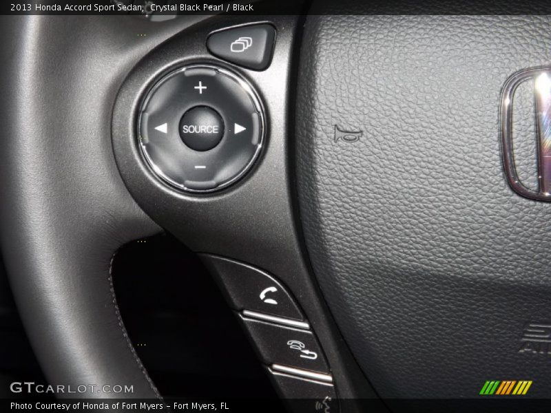 Crystal Black Pearl / Black 2013 Honda Accord Sport Sedan