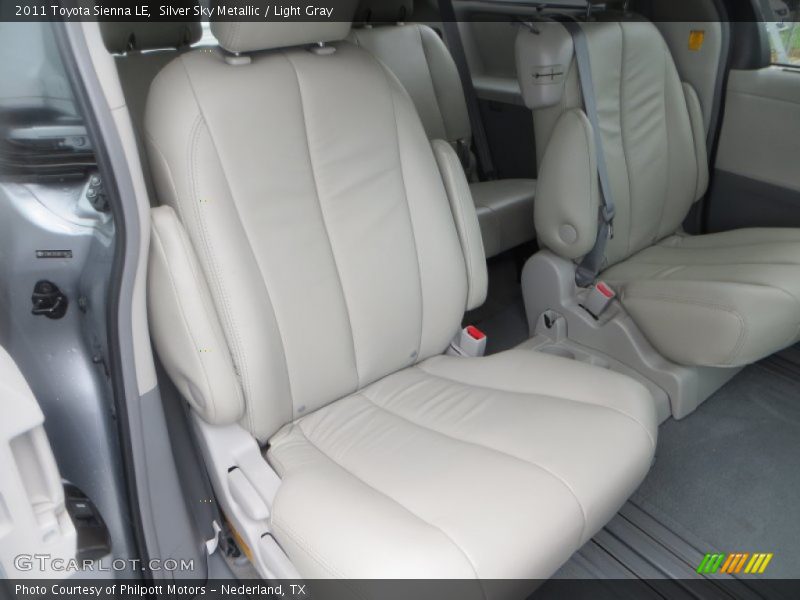 Silver Sky Metallic / Light Gray 2011 Toyota Sienna LE
