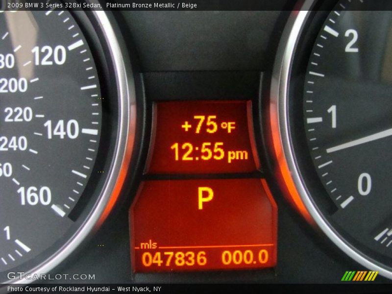 Platinum Bronze Metallic / Beige 2009 BMW 3 Series 328xi Sedan