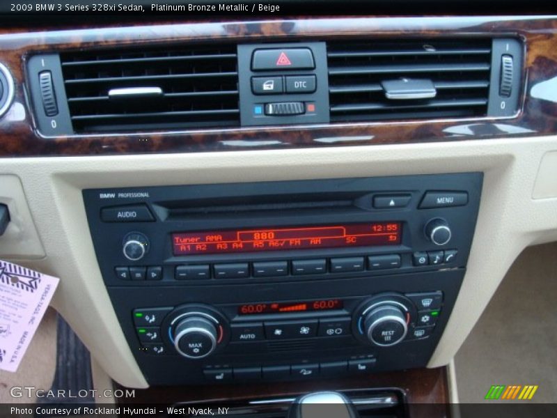 Platinum Bronze Metallic / Beige 2009 BMW 3 Series 328xi Sedan