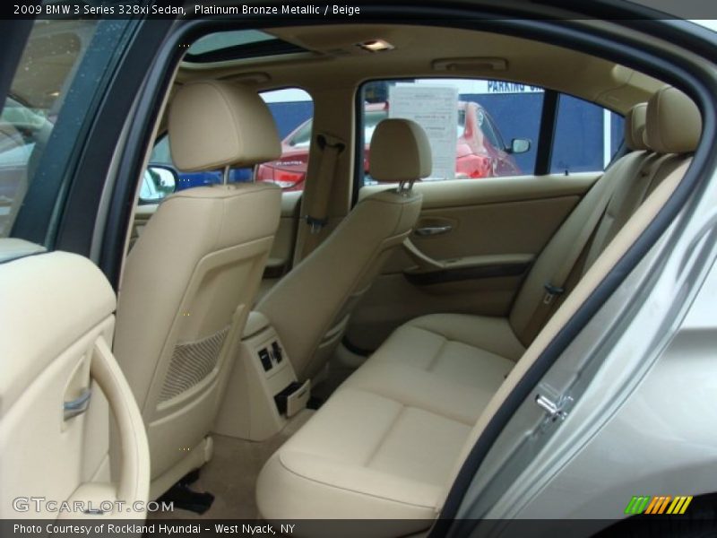 Platinum Bronze Metallic / Beige 2009 BMW 3 Series 328xi Sedan