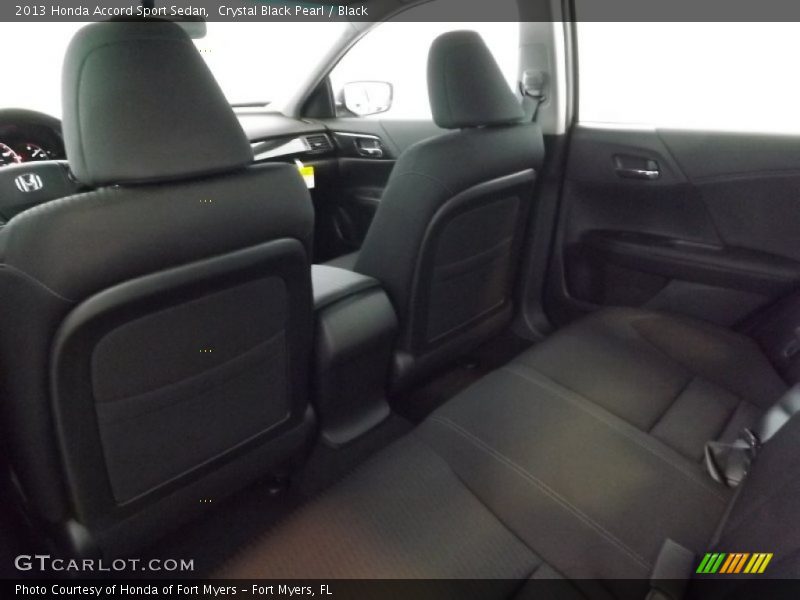 Crystal Black Pearl / Black 2013 Honda Accord Sport Sedan