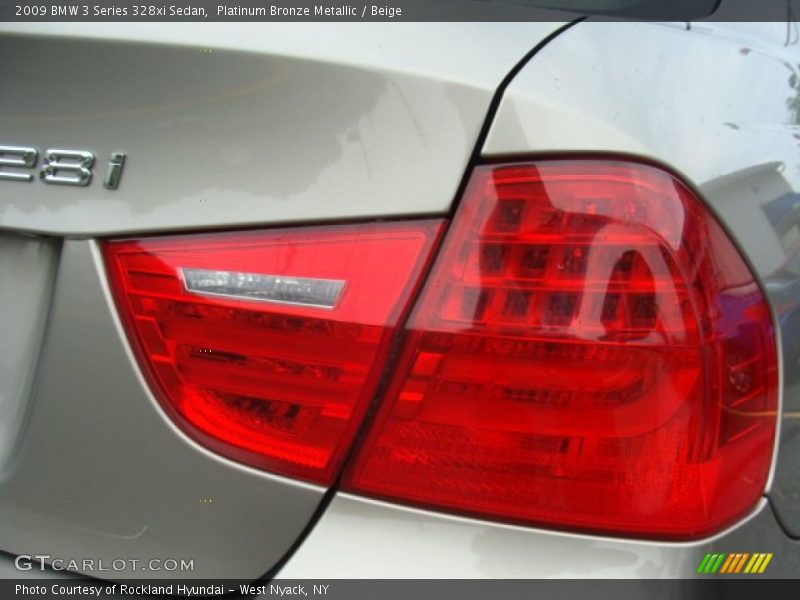 Platinum Bronze Metallic / Beige 2009 BMW 3 Series 328xi Sedan