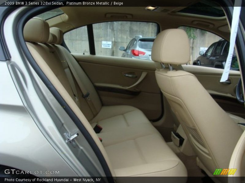 Platinum Bronze Metallic / Beige 2009 BMW 3 Series 328xi Sedan