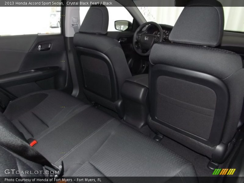 Crystal Black Pearl / Black 2013 Honda Accord Sport Sedan
