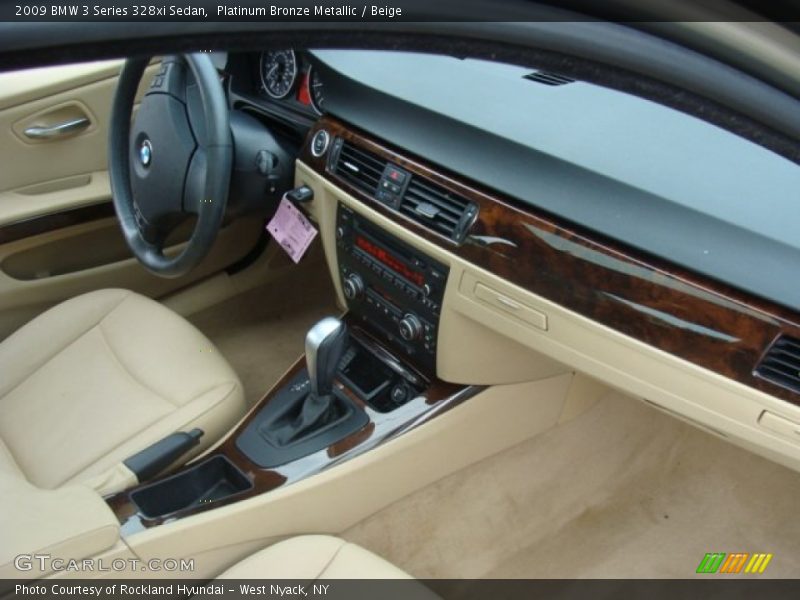 Platinum Bronze Metallic / Beige 2009 BMW 3 Series 328xi Sedan