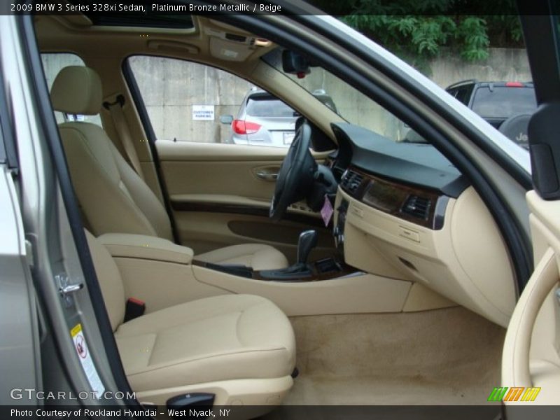 Platinum Bronze Metallic / Beige 2009 BMW 3 Series 328xi Sedan