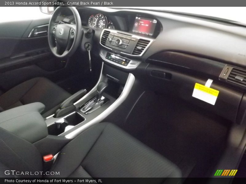 Crystal Black Pearl / Black 2013 Honda Accord Sport Sedan