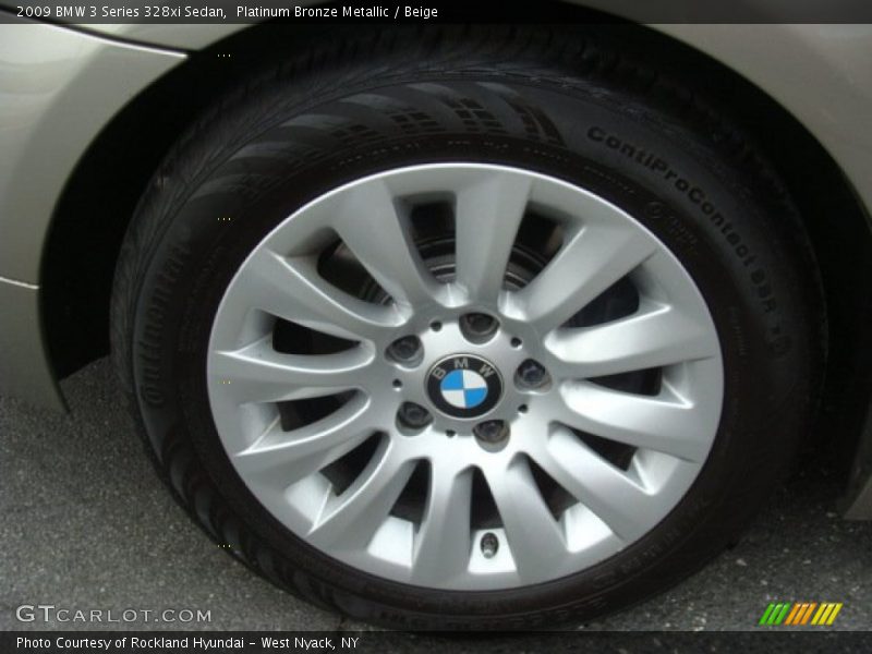 Platinum Bronze Metallic / Beige 2009 BMW 3 Series 328xi Sedan