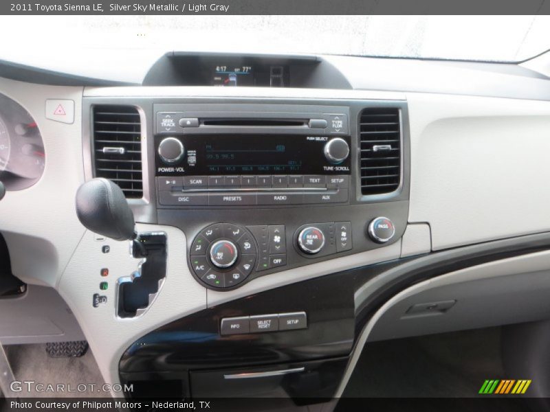 Silver Sky Metallic / Light Gray 2011 Toyota Sienna LE