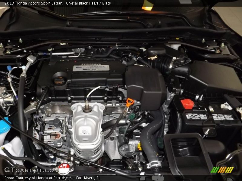 Crystal Black Pearl / Black 2013 Honda Accord Sport Sedan