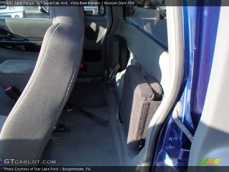 Vista Blue Metallic / Medium Dark Flint 2007 Ford Ranger XLT SuperCab 4x4