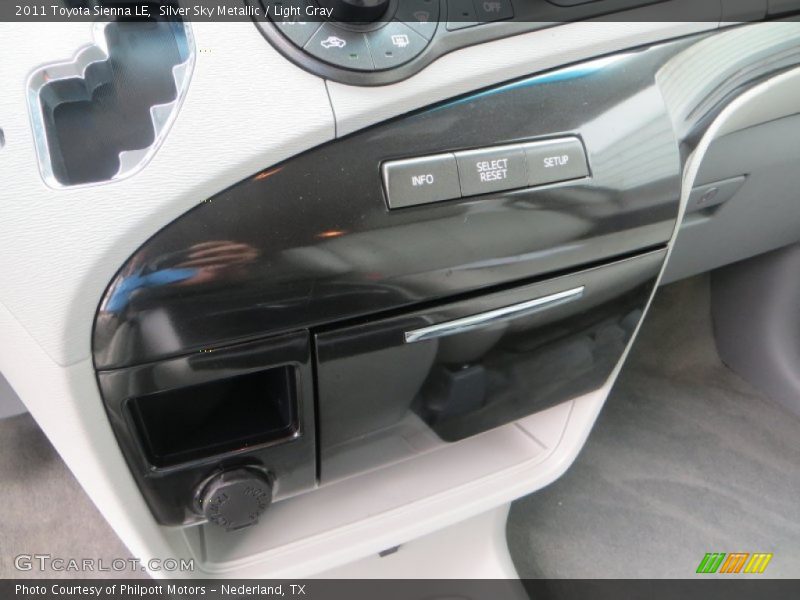 Silver Sky Metallic / Light Gray 2011 Toyota Sienna LE