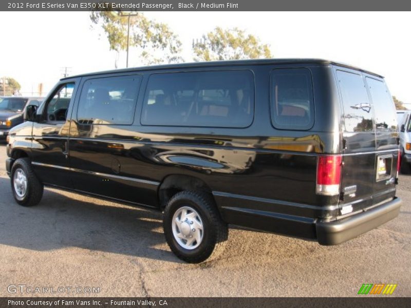 Black / Medium Flint 2012 Ford E Series Van E350 XLT Extended Passenger