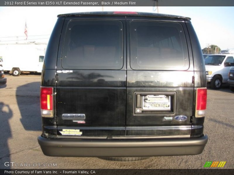 Black / Medium Flint 2012 Ford E Series Van E350 XLT Extended Passenger