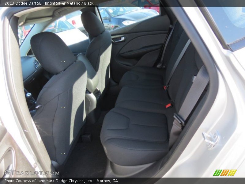 Bright Silver Metallic / Black 2013 Dodge Dart SE