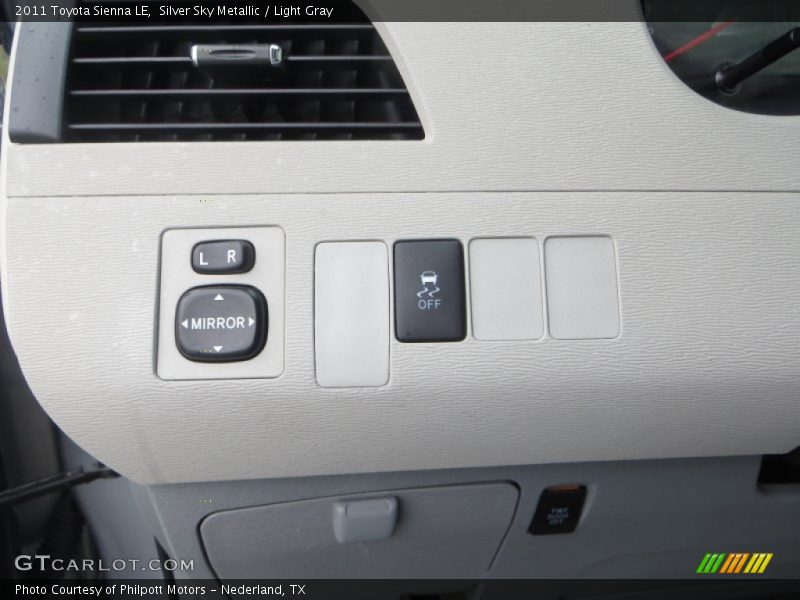 Silver Sky Metallic / Light Gray 2011 Toyota Sienna LE