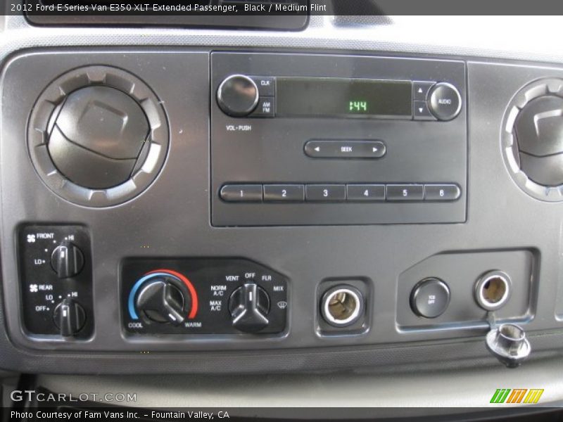 Black / Medium Flint 2012 Ford E Series Van E350 XLT Extended Passenger