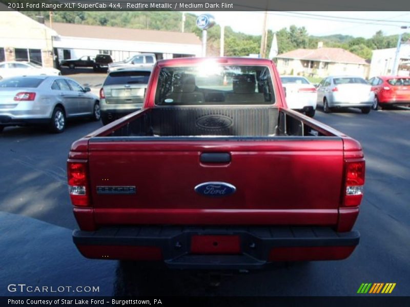 Redfire Metallic / Medium Dark Flint 2011 Ford Ranger XLT SuperCab 4x4