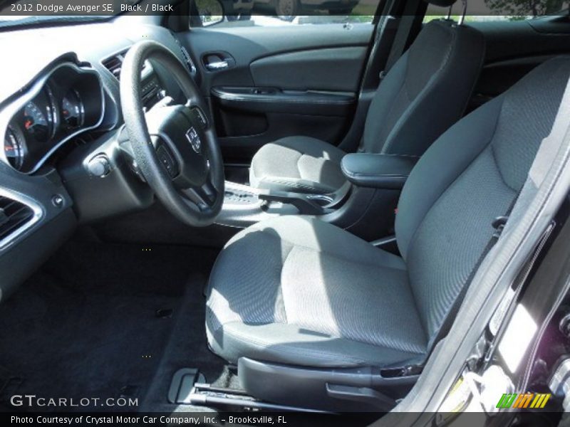 Black / Black 2012 Dodge Avenger SE