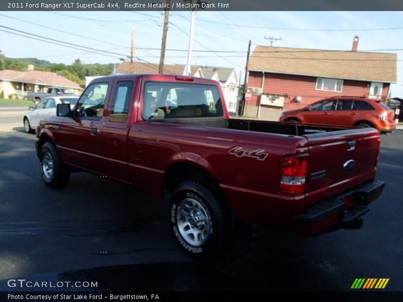 Redfire Metallic / Medium Dark Flint 2011 Ford Ranger XLT SuperCab 4x4