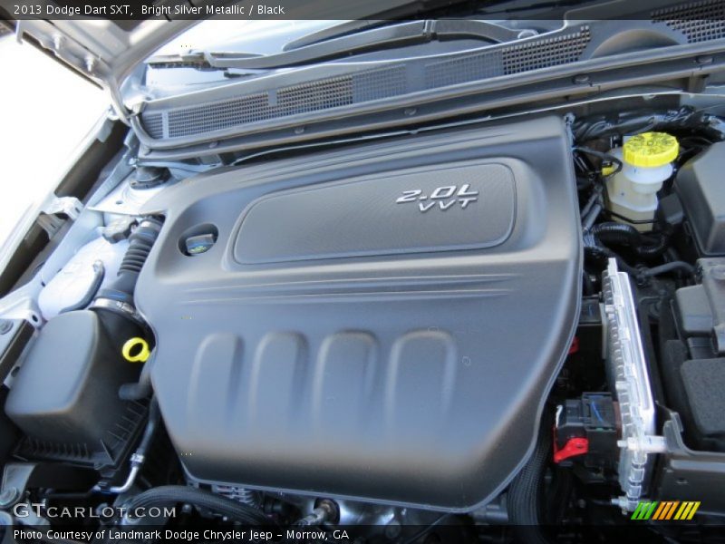 Bright Silver Metallic / Black 2013 Dodge Dart SXT