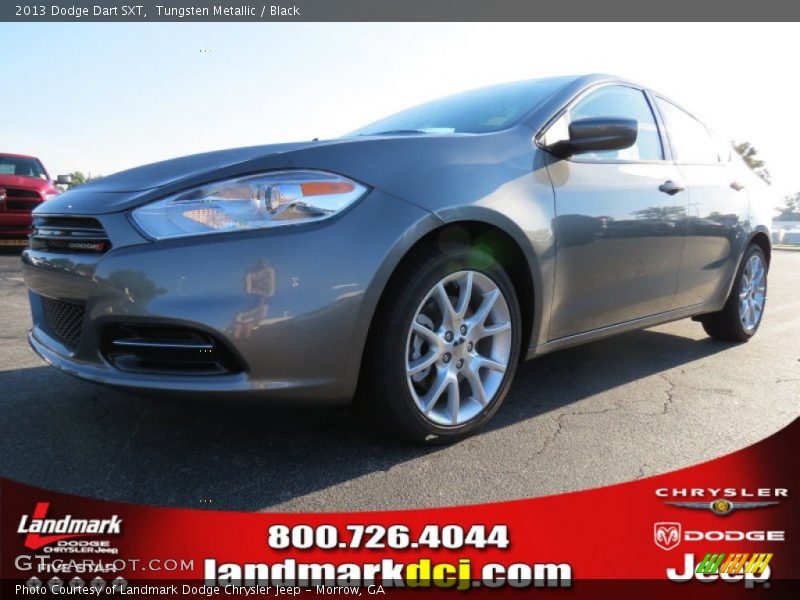 Tungsten Metallic / Black 2013 Dodge Dart SXT