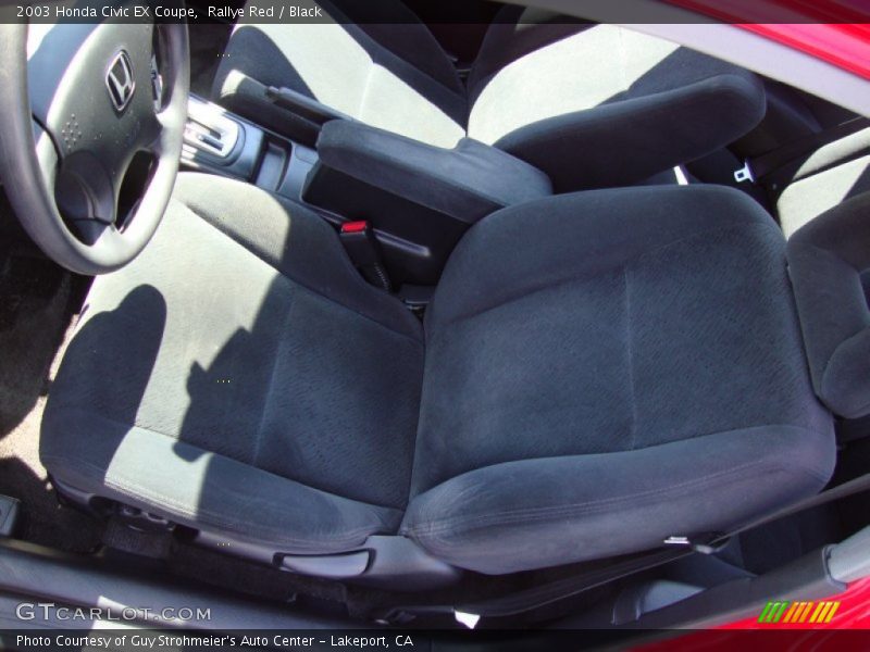 Rallye Red / Black 2003 Honda Civic EX Coupe